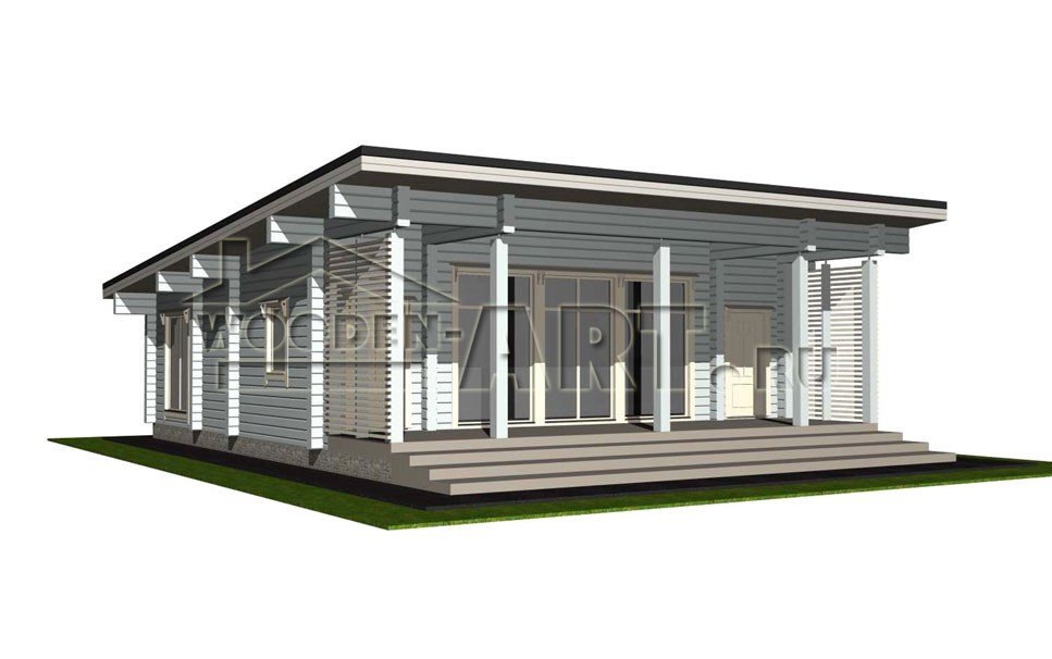 «Островки» 120 кв. м. Проекты деревянных домов