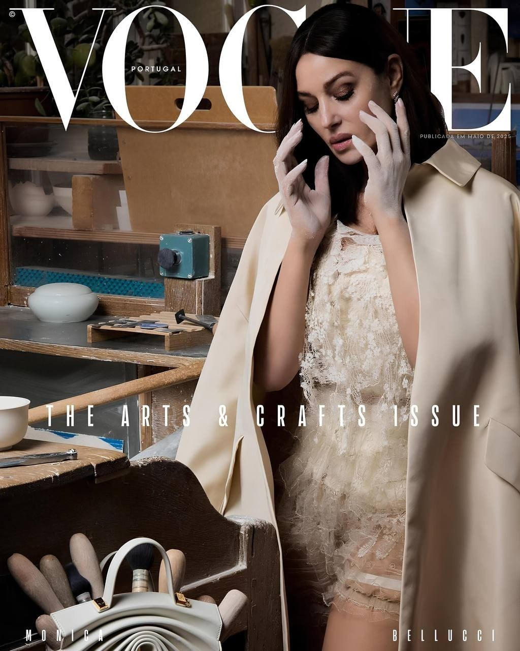 Моника Беллуччи — на обложке Vogue Portugal 2025. Фотограф / Мастерская фотографии МетоD