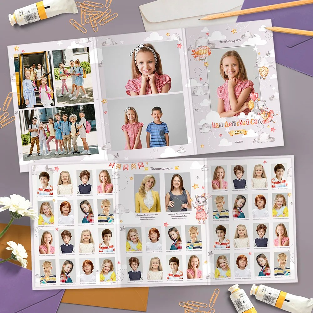 Выпускные альбомы для детского сада. Фото и видео Москва, Московский. Свадебный фотограф, видеограф, фотосессии, видеосъемка