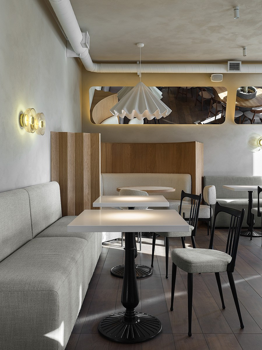 EMBER Cafe in Saratov Russia designed by QUADRUM STUDIO