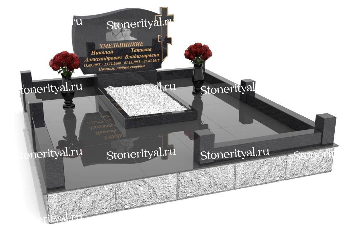Семейные памятники. Изготовление и установка памятников в Москве и МО