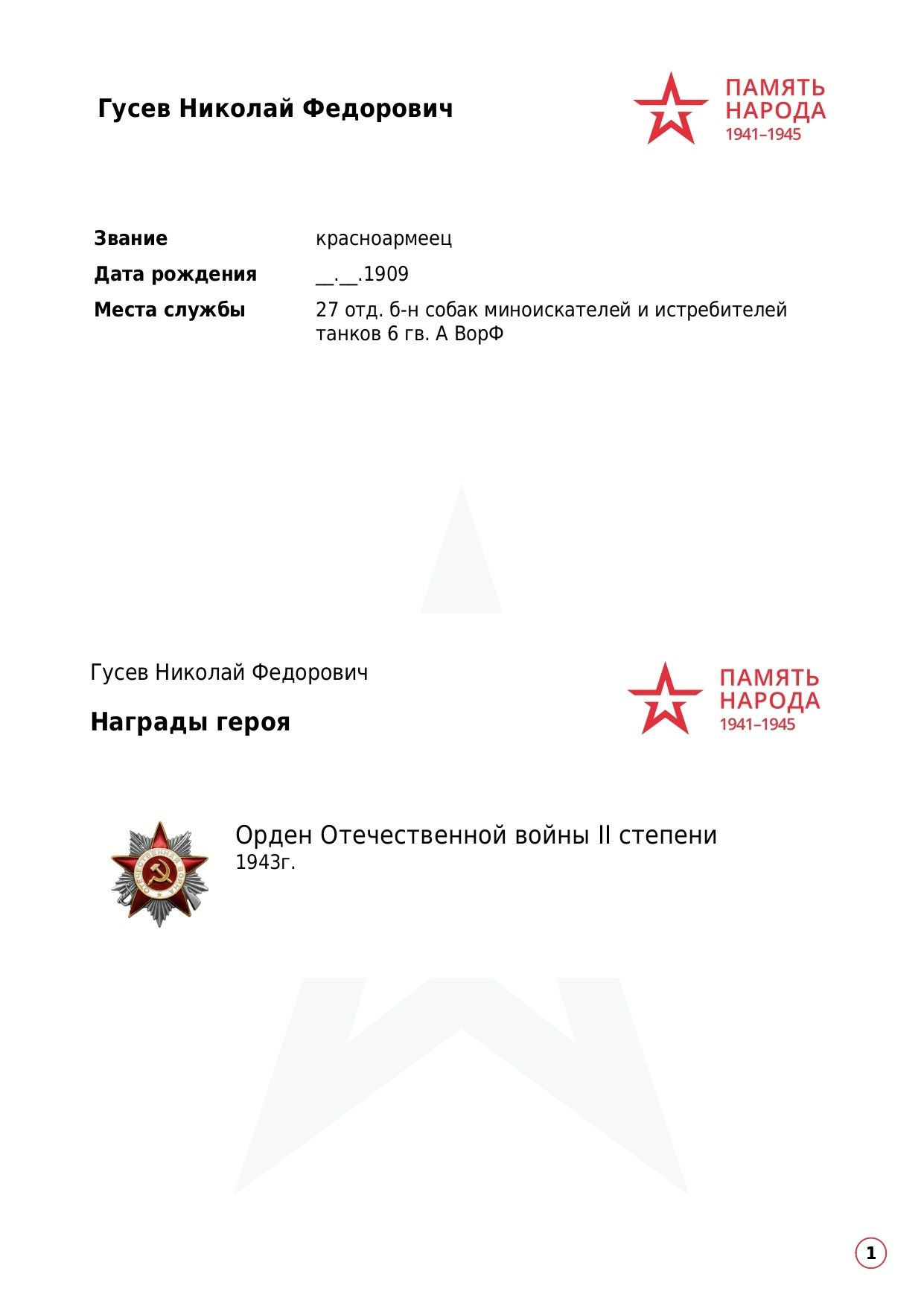 Гусев Николай Федорович. НРОО КЦ "Собаковод"