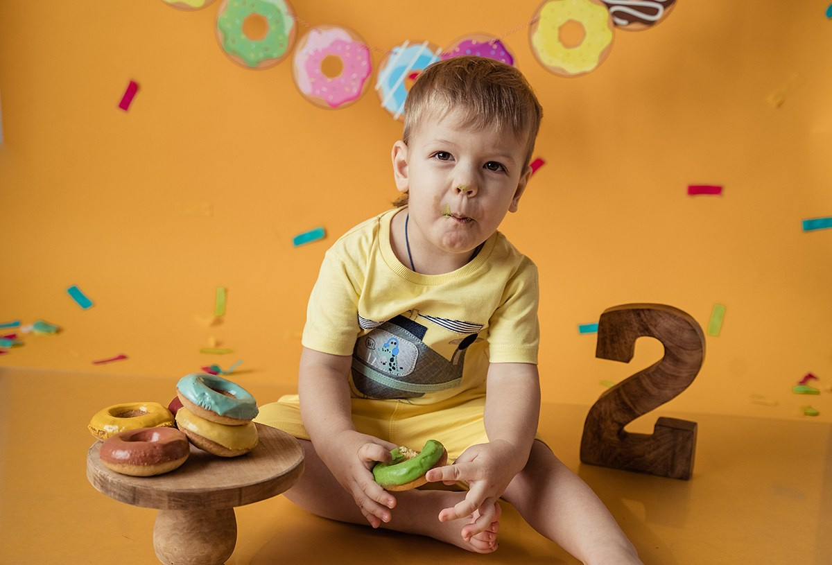 Фотосессия дня рождения в студии