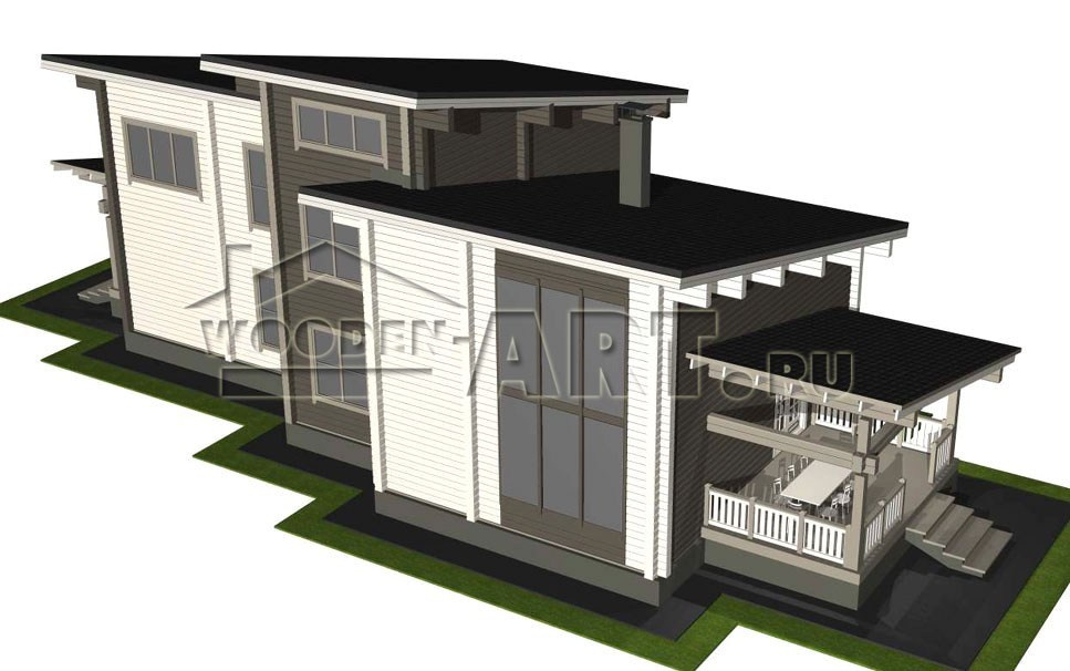 «Знаменское» 365 кв. м. Проекты деревянных домов