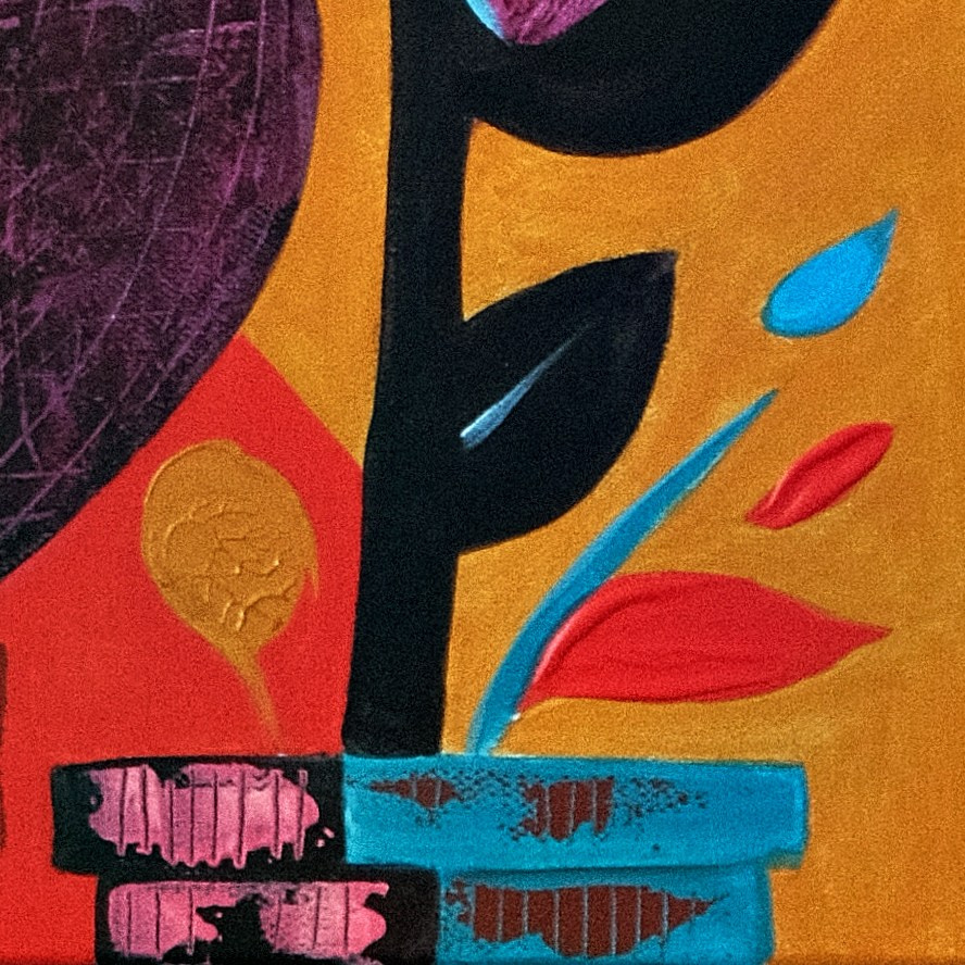 Дивный сад. Художник Анастасия Кисткина, Петербург