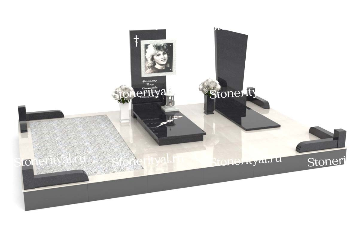 Семейные памятники. Изготовление и установка памятников в Москве и МО