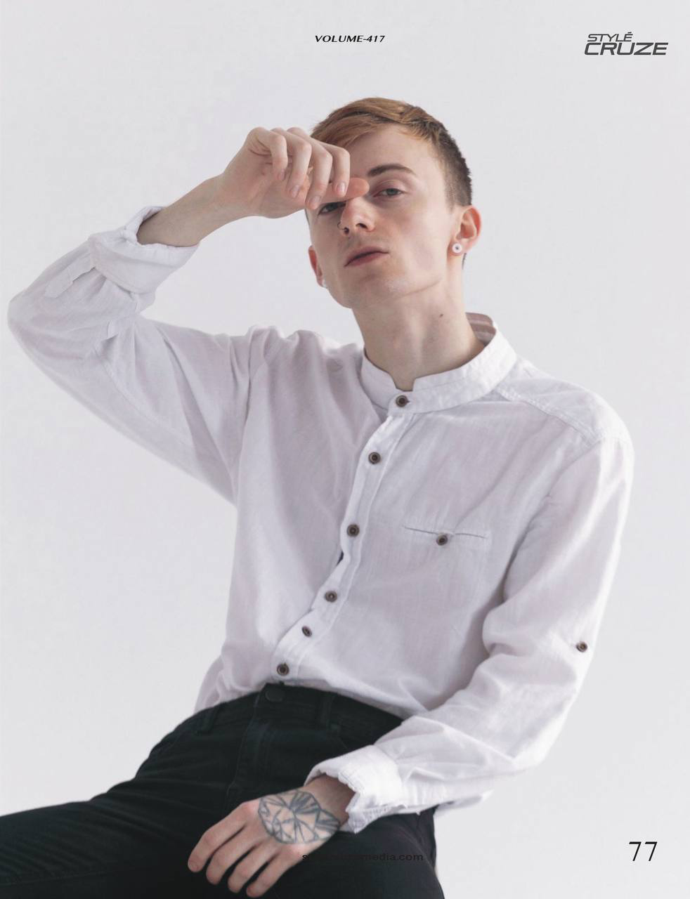 Съемка Ивана для журнала STYLÉCRUZE. Фотограф в Санкт-Петербурге Роман Петров