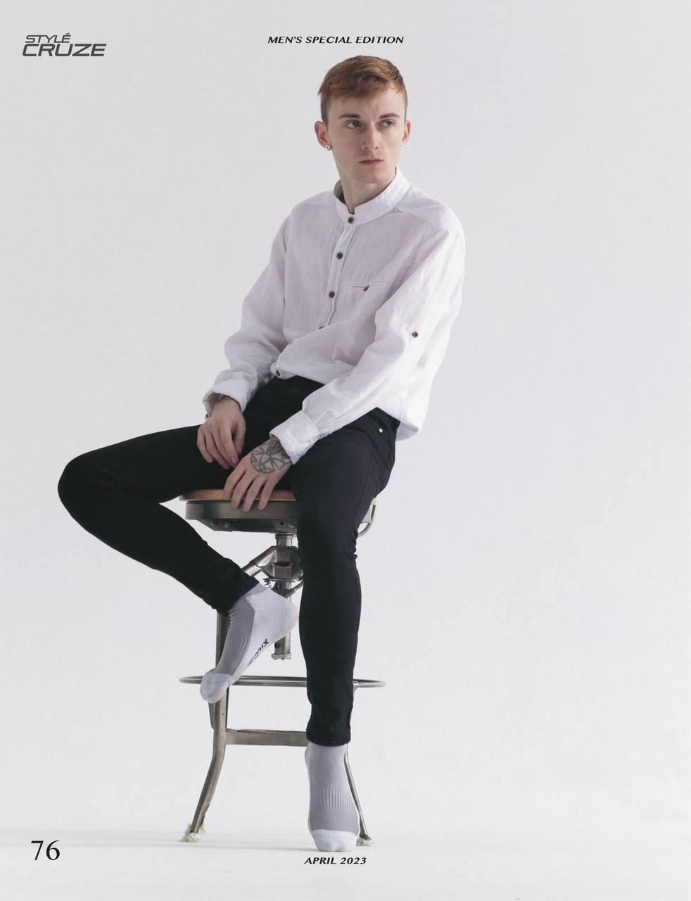 Съемка Ивана для журнала STYLÉCRUZE. Фотограф в Санкт-Петербурге Роман Петров