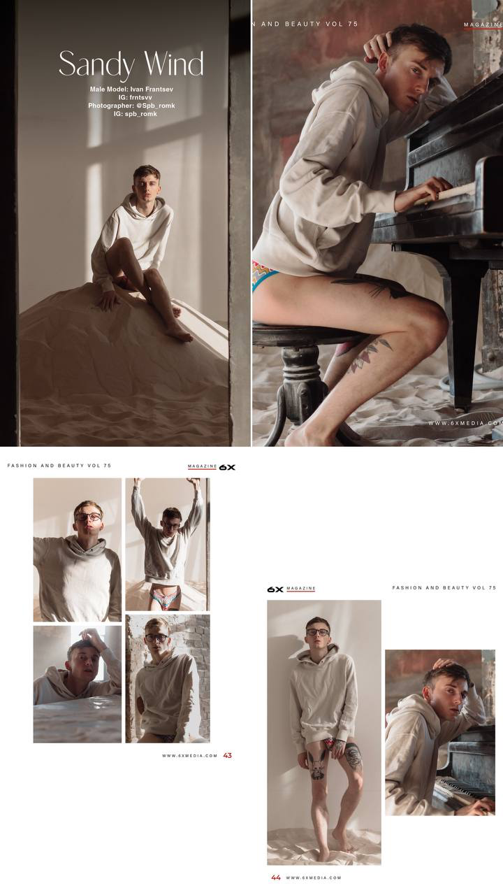 Съемка Ивана для журналов 6X и Artells. Фотограф в Санкт-Петербурге Роман Петров