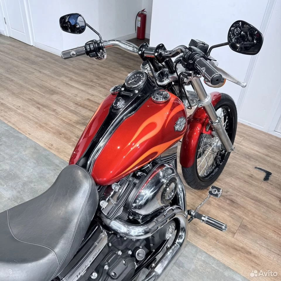2012 Dyna Wide Glide 96 Red Оrаngе Flames. Hello Davidson, Москва. Только хорошие мотоциклы…