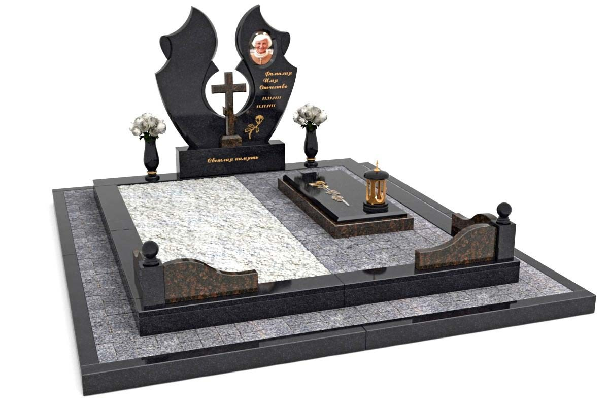 Семейные памятники. Изготовление и установка памятников в Москве и МО