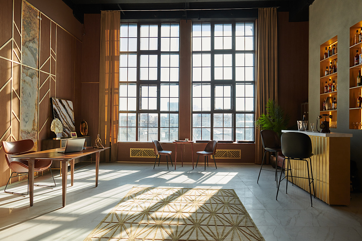 Локация для бизнес-съемки в современном стиле