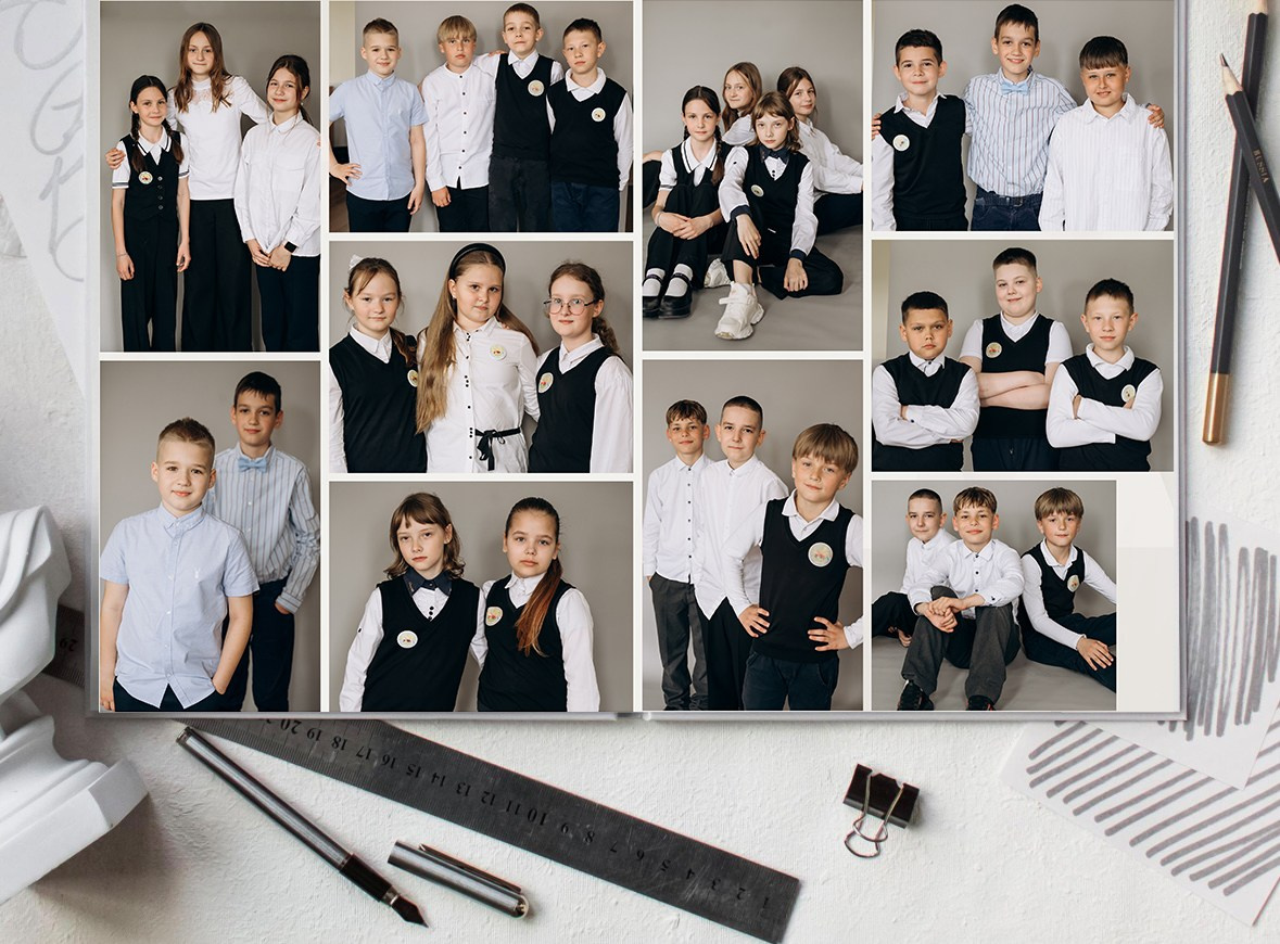 Фотокниги школьные (1 — 11класс). Свадебный фотограф Минск