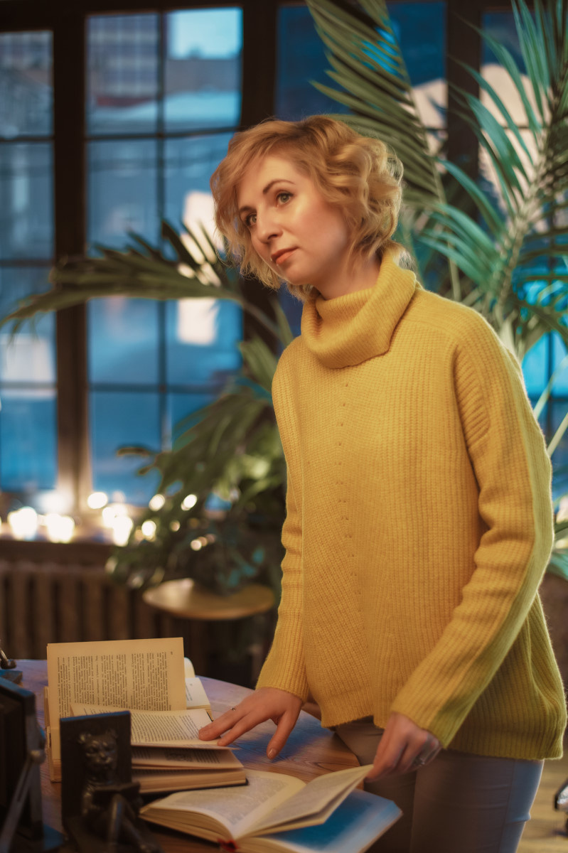 Фотосессия для Вики в студии Москва. Портретный фотограф в Москве, Московской области. Деловой портрет