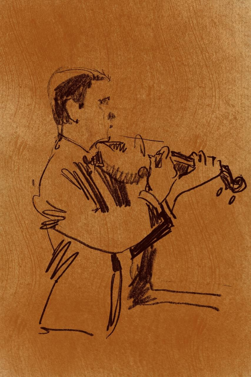 ОКОЛО МУЗЫКИ. Artist Anna Khopta. Oil and Acrylic Paintings. Moscow