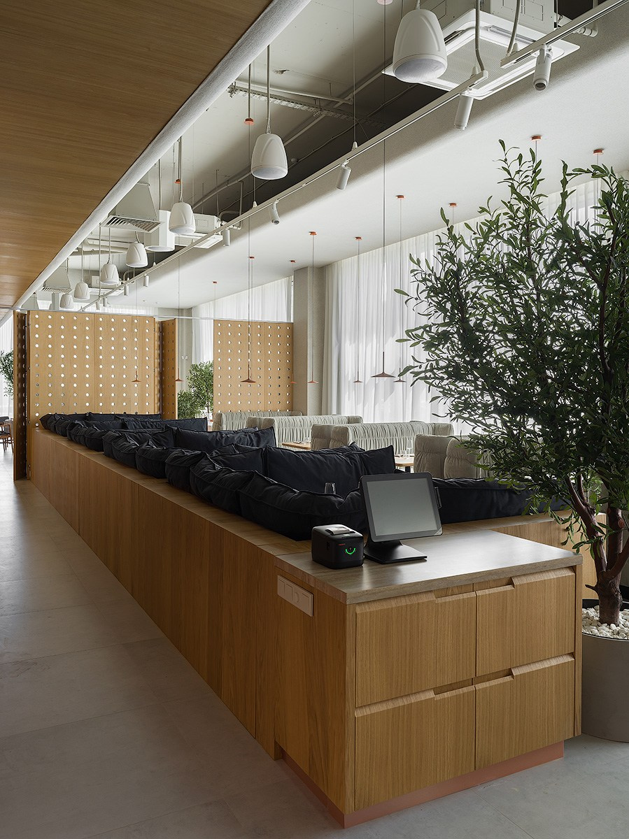 HVANCH restaurant in Saratov Russia designed by QUADRUM STUDIO