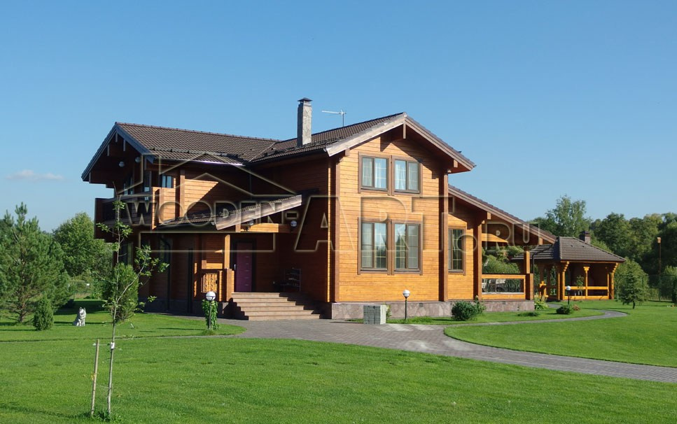 «Прохорово» 299 кв. м. Проекты деревянных домов