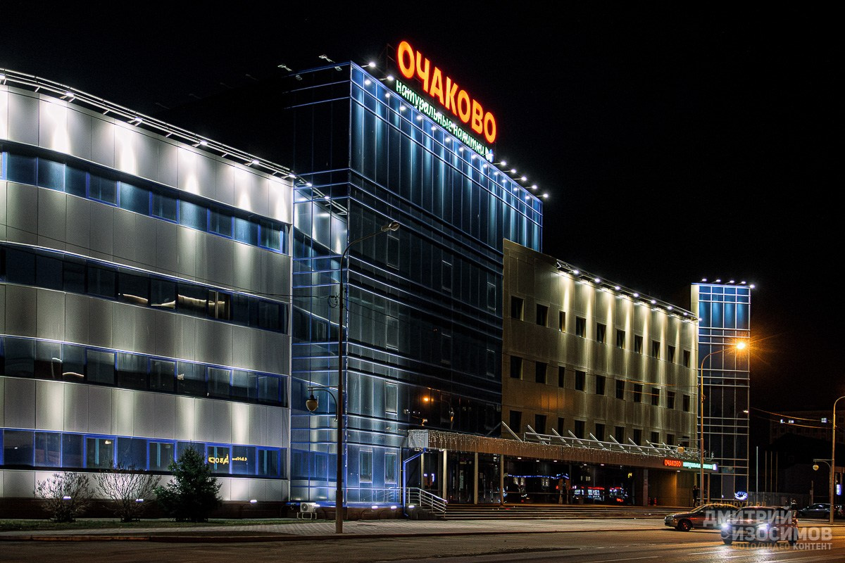 Ночные открытки Тюмени