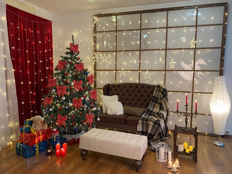 Стена с подстветкой. Фотостудия и видеостудия DF Studio в Туле. Фото, видео, подкасты