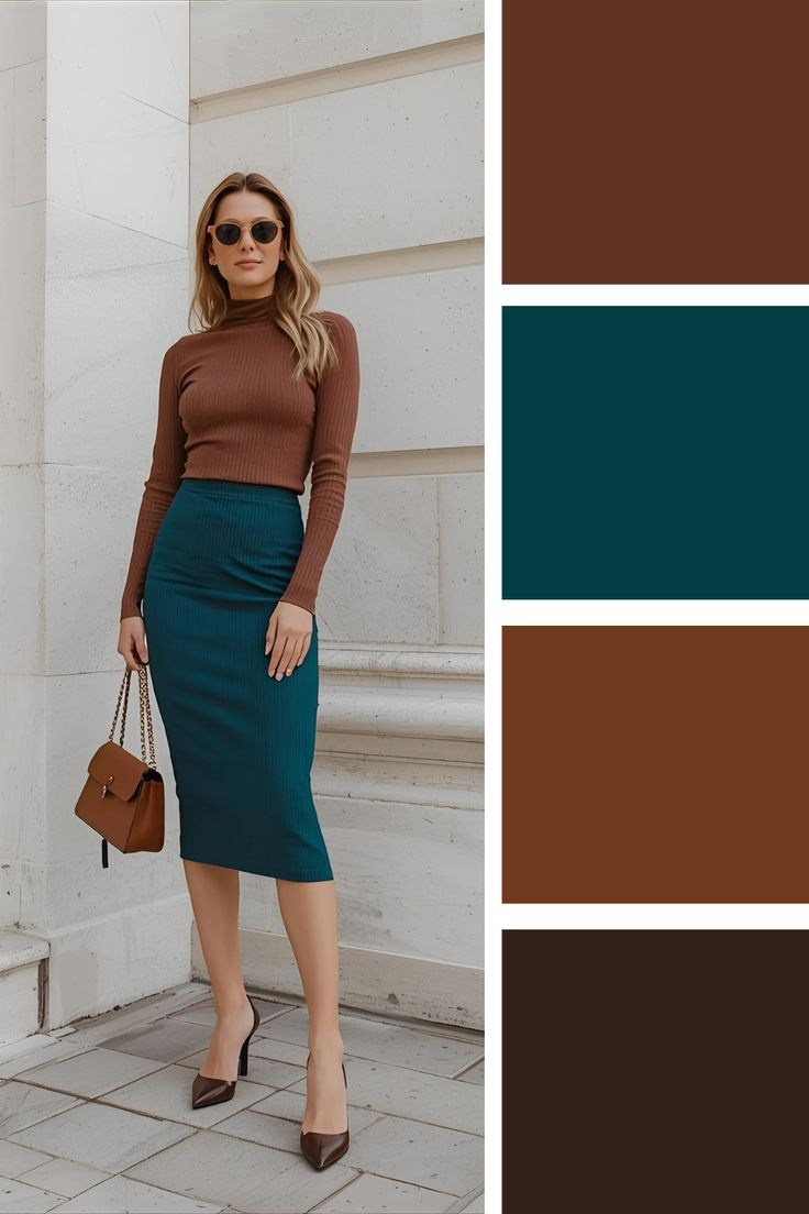 Сочетания цветов в одежде