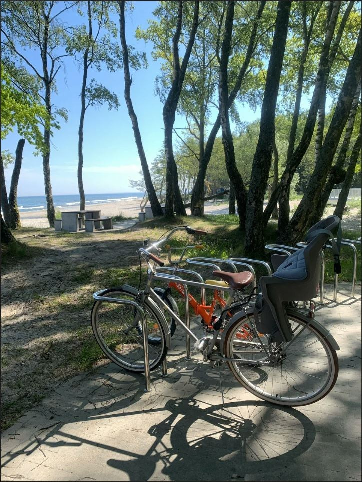 прогулки на велосипеде на берегу Балтийского моря, аренда велосипедов