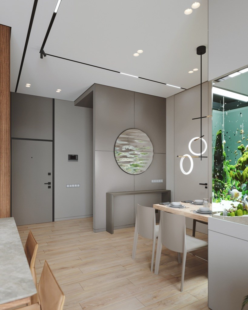 Клубный дом в парке в Москве «Река». Интерьеры и архитекура