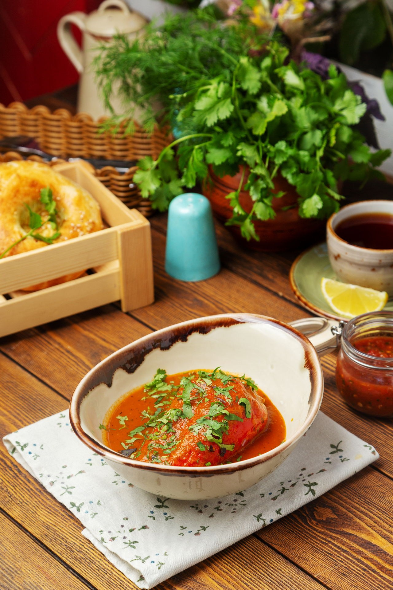 Фудфотосъемка блюда в композиции для меню