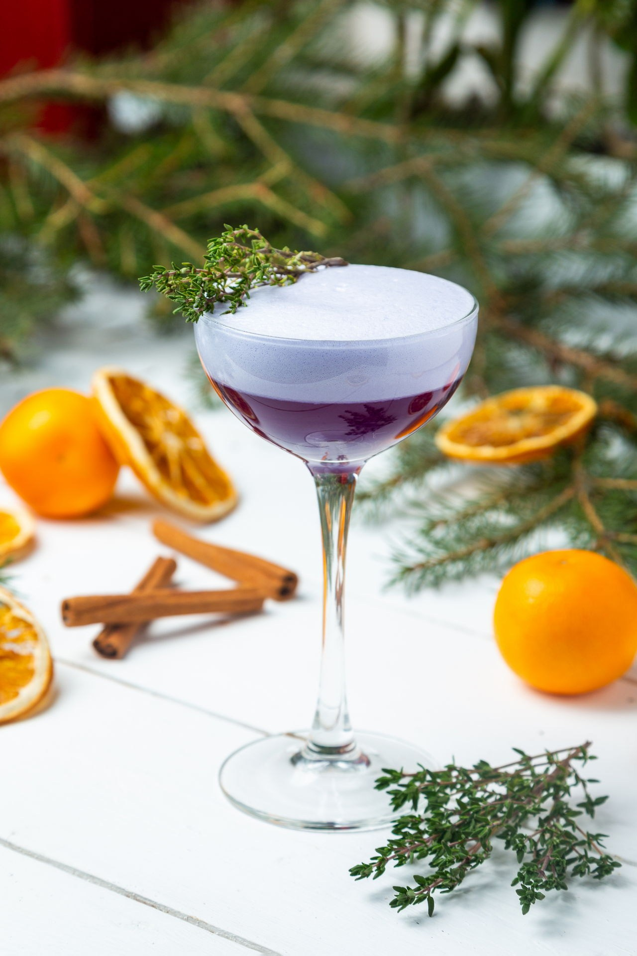 Фотосъемка коктейля в новогодней тематике