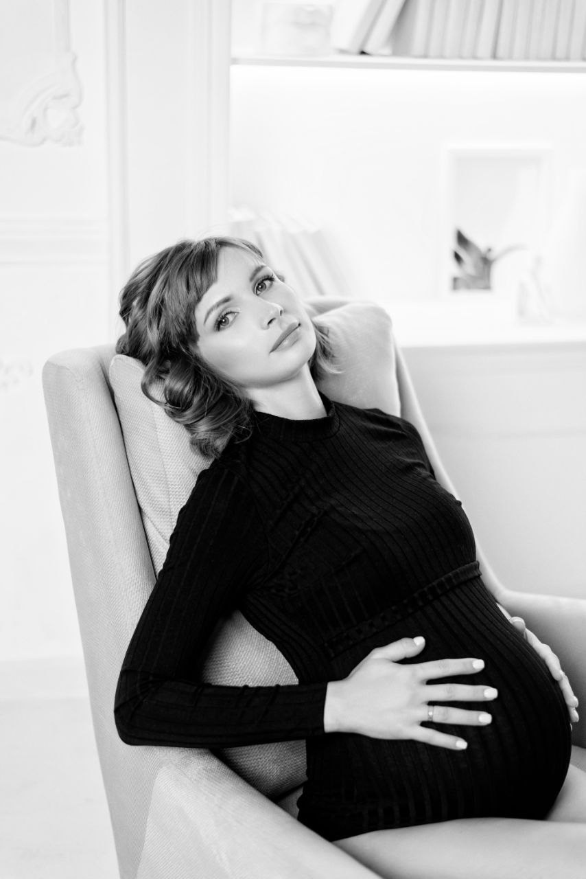 Фотосессия беременности в тканях, Vogue. Мария Прищеп. Профессиональный фотограф в Краснодаре