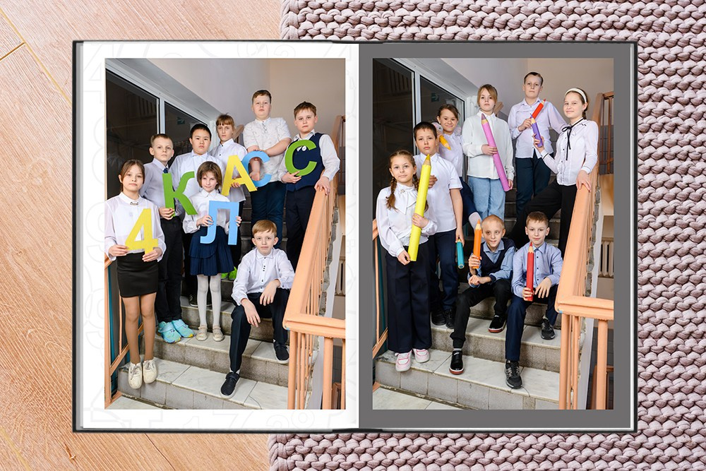 Выпускной альбом «Про меня и наш класс». Студия выпускных альбомов Ольги Галкиной. Томск