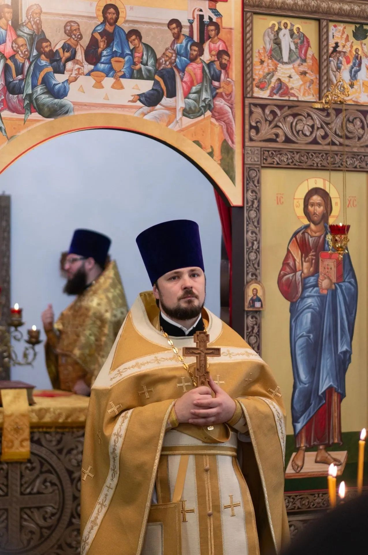 Божественная Литургия в храме в честь иконы Божией Матери «Взыскание погибших». Георгиевское благочиние