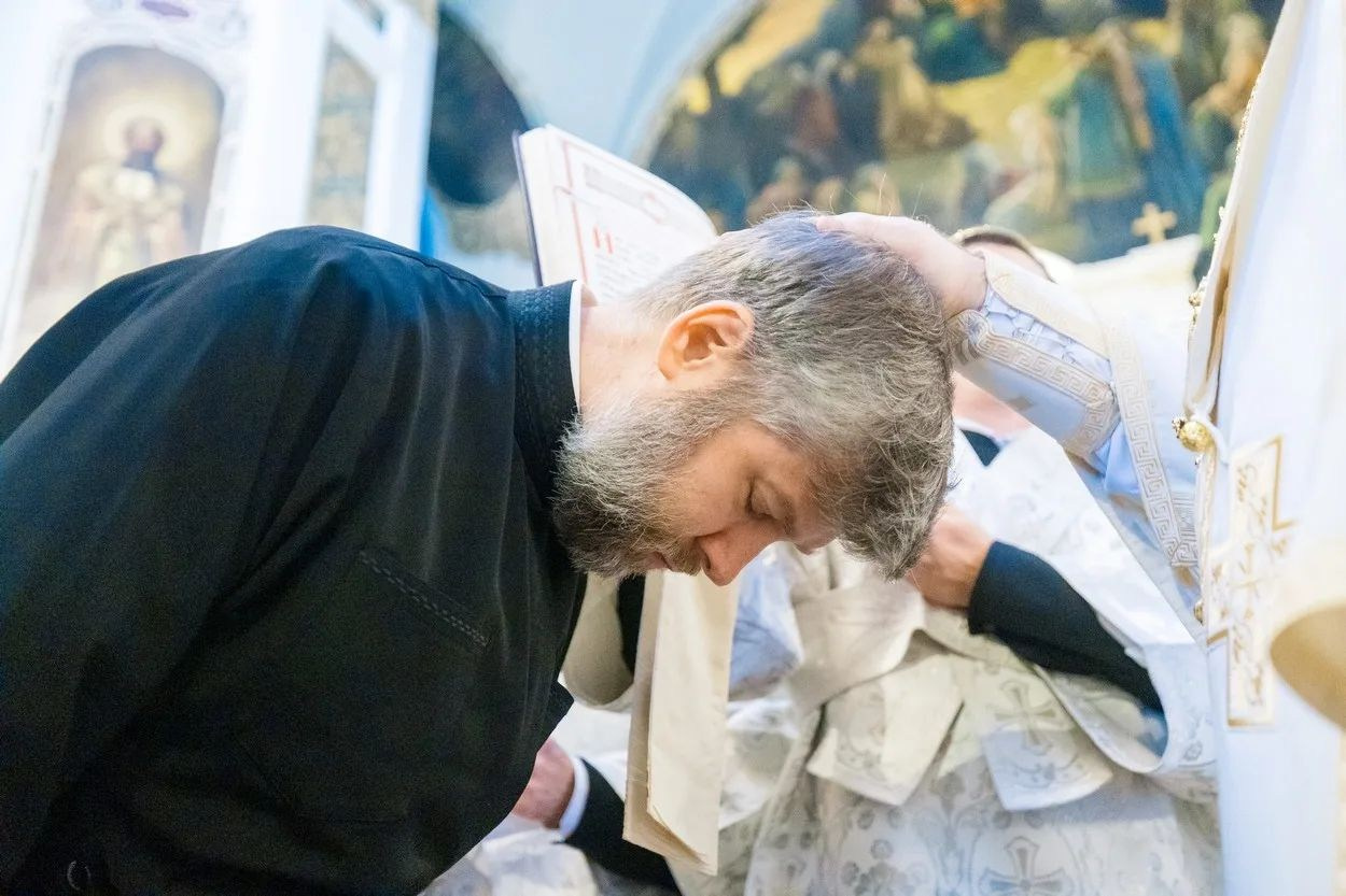 МИТРОПОЛИТ ИГНАТИЙ И МИТРОПОЛИТ ВЛАДИМИР СОВЕРШИЛИ БОЖЕСТВЕННУЮ ЛИТУРГИЮ В СВЯТО-ДУХОВСКОМ СОБОРЕ Г. САРАТОВА. Георгиевское благочиние