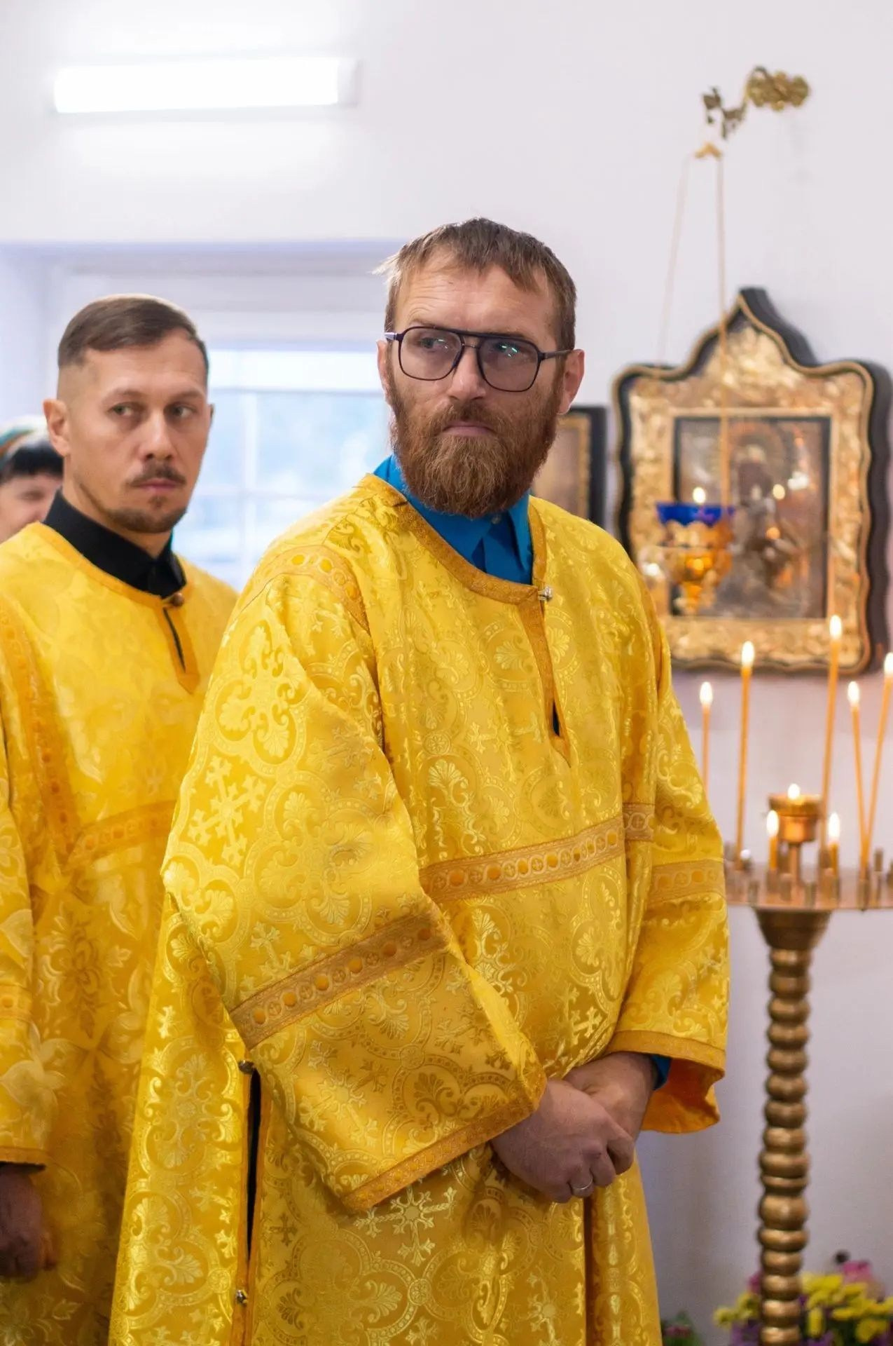 Божественная Литургия в храме в честь иконы Божией Матери «Взыскание погибших». Георгиевское благочиние