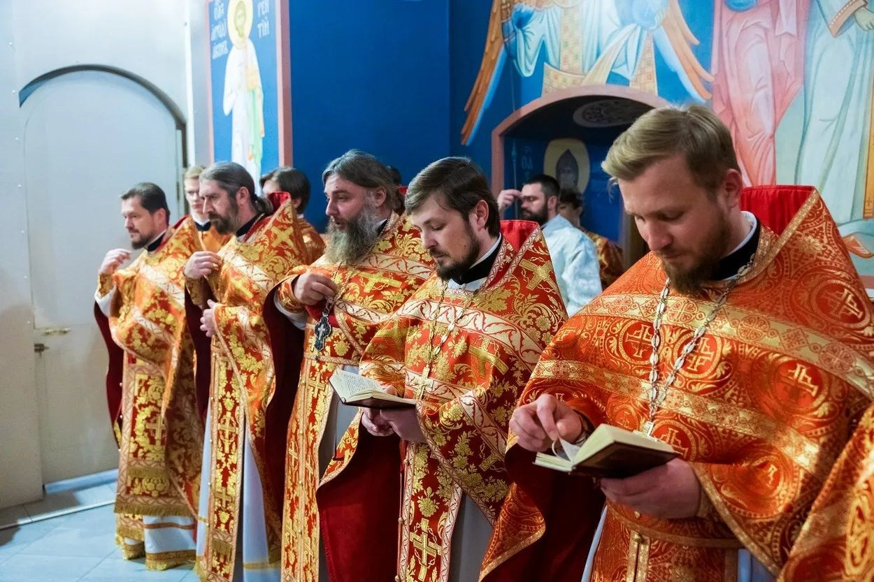 Настоятель храма принял участие в Архиерейском Богослужении в Свято- Никольском мужском монастыре г. Саратова. Георгиевское благочиние