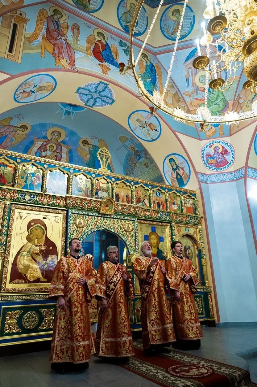 Настоятель храма принял участие в Архиерейском Богослужении в Свято- Никольском мужском монастыре г. Саратова. Георгиевское благочиние
