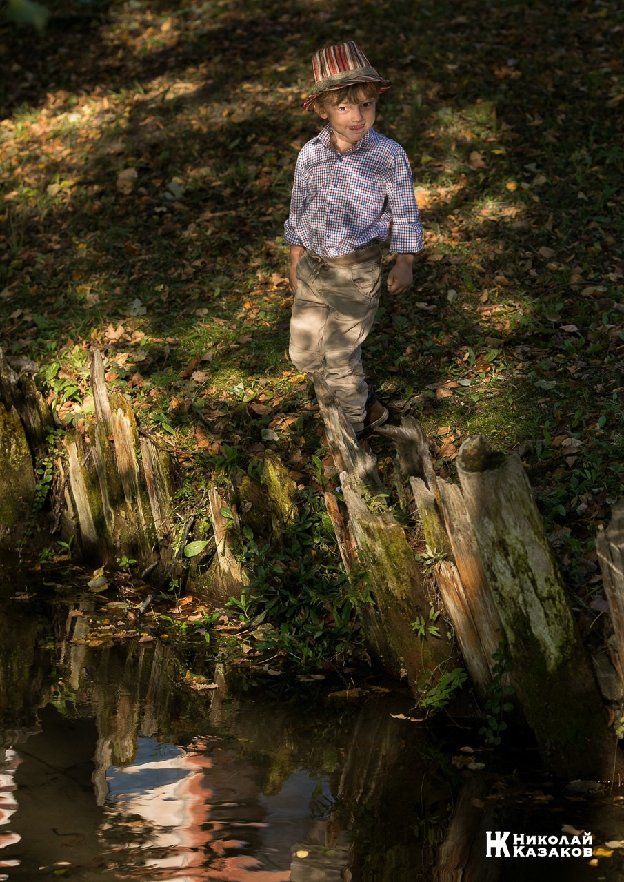 Детская фотосессия на природе. Николай Казаков. Профессиональный фотограф. Преподаватель фотографии
