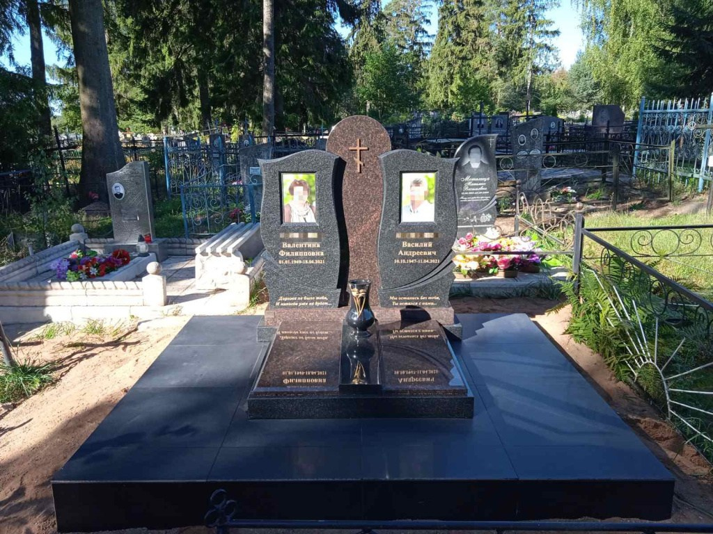 Реальные фото работ. Изготовление и установка памятников в Москве и МО