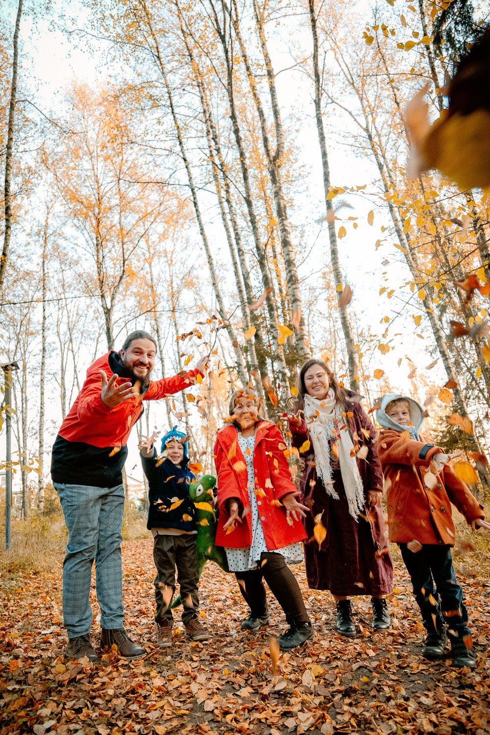 Осенняя семейная фотосессия