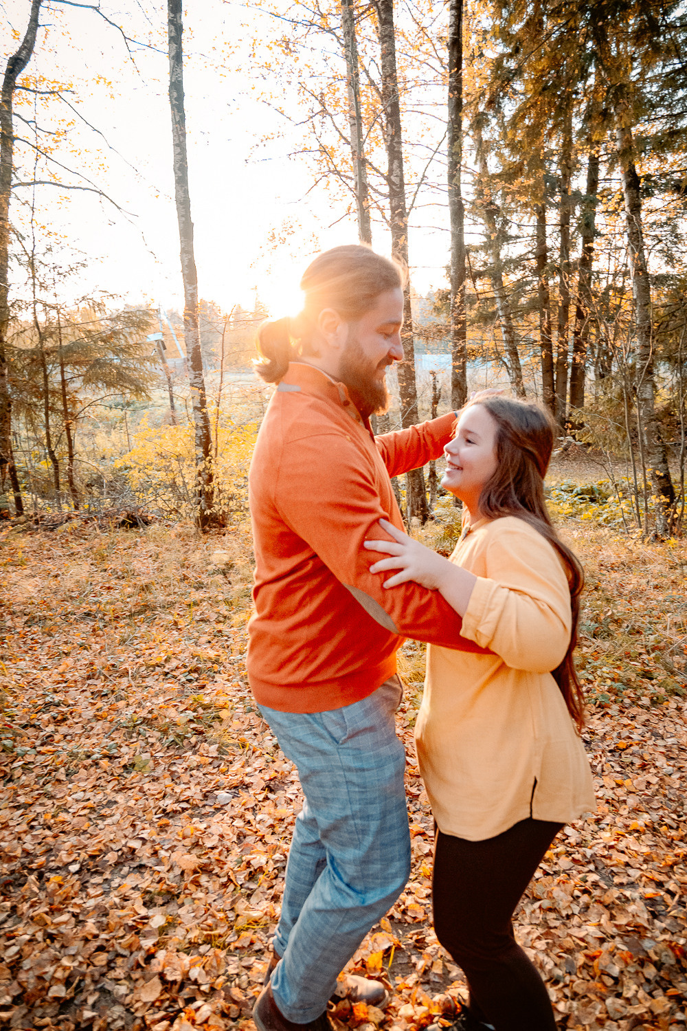 Осенняя семейная фотосессия