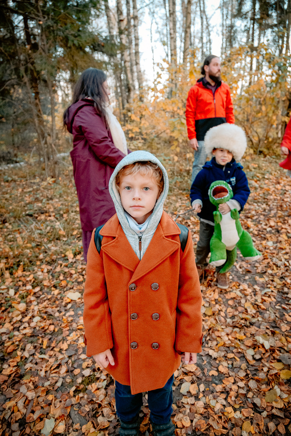 Осенняя семейная фотосессия
