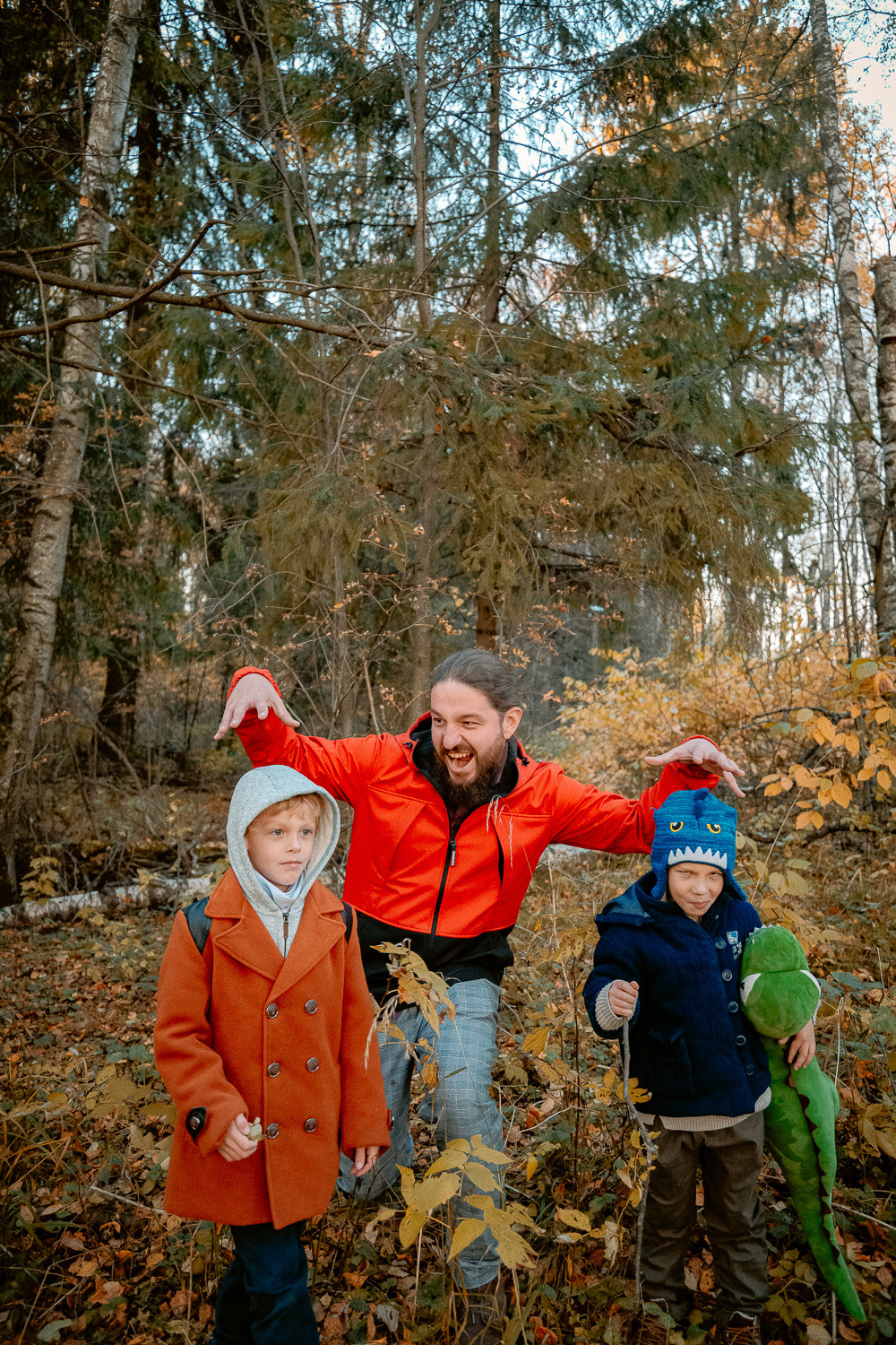 Осенняя семейная фотосессия