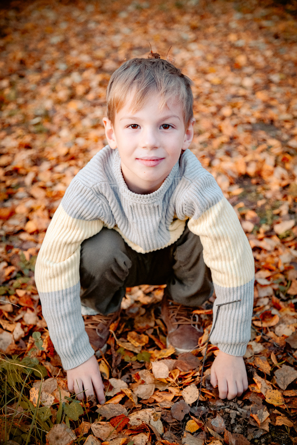 Осенняя семейная фотосессия