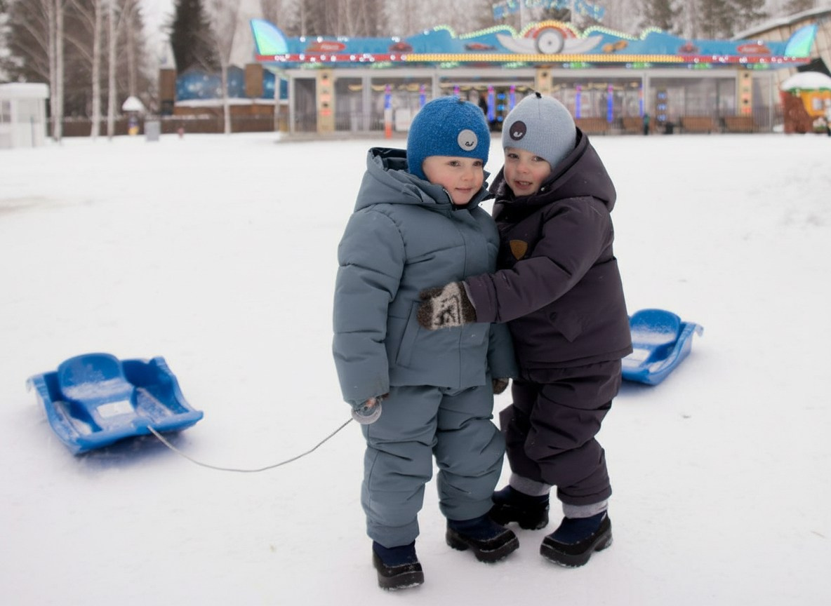 Зимняя прогулка. Семейный и детский фотограф в Екатеринбурге Наталия Акимова