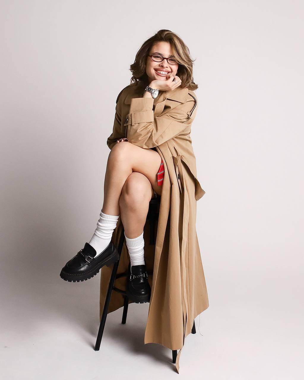 Белая циклорама в Парк Хаусе. Self-portrait studio in Samara