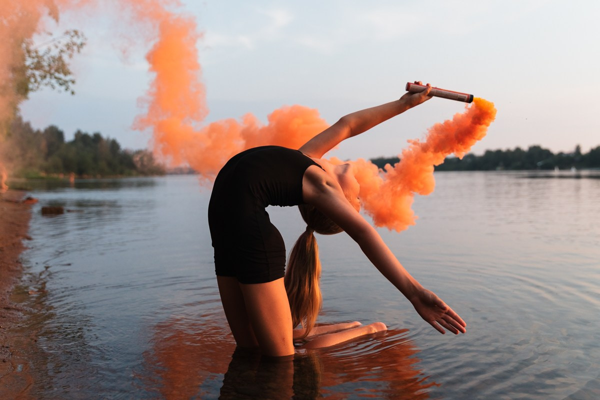 Фотопроект «Фаеры в лесу». Репортажный и семейный фотограф в Санкт-Петербурге Тарас Марченко