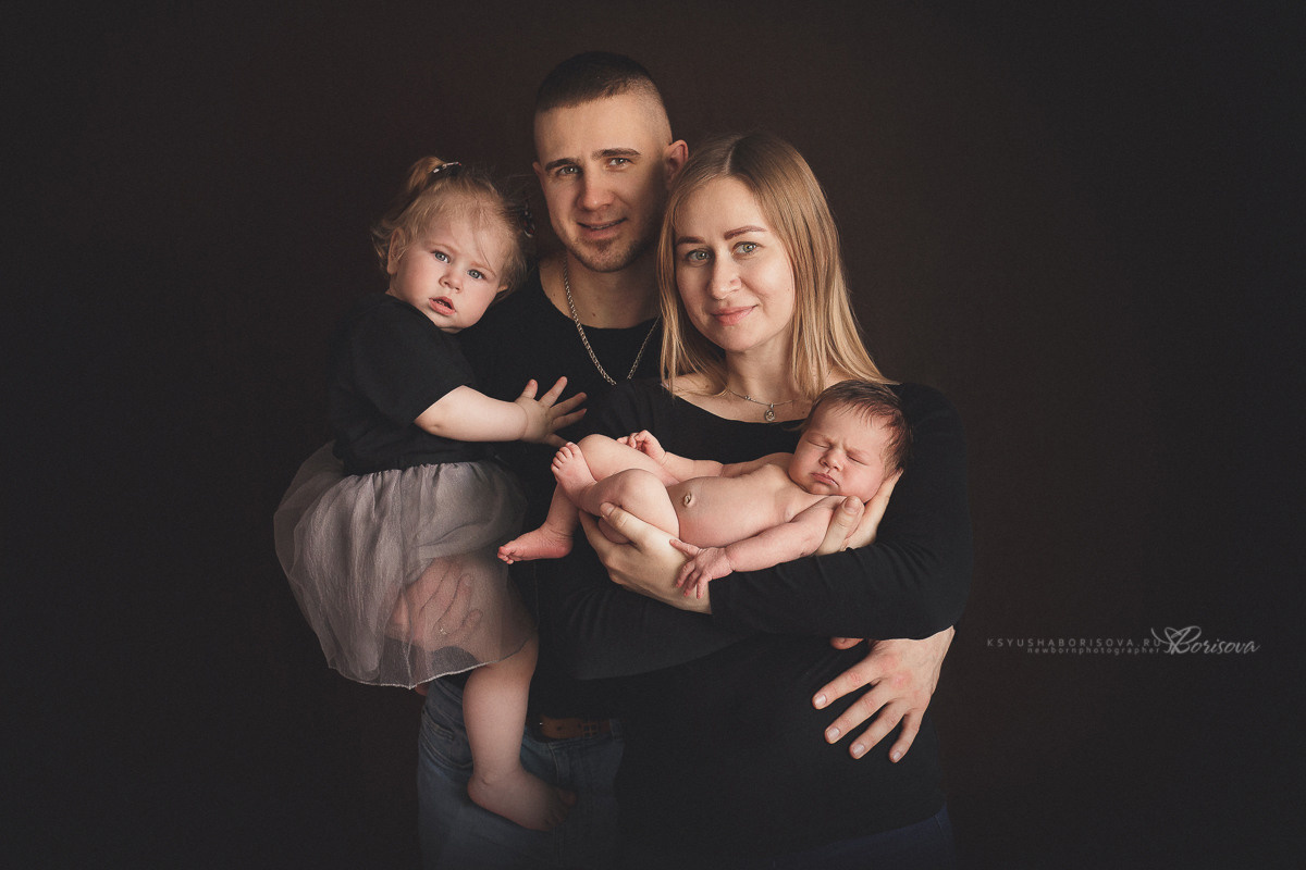 Фото с родителями. Фотограф новорожденных в Магнитогорске Ксюша Борисова
