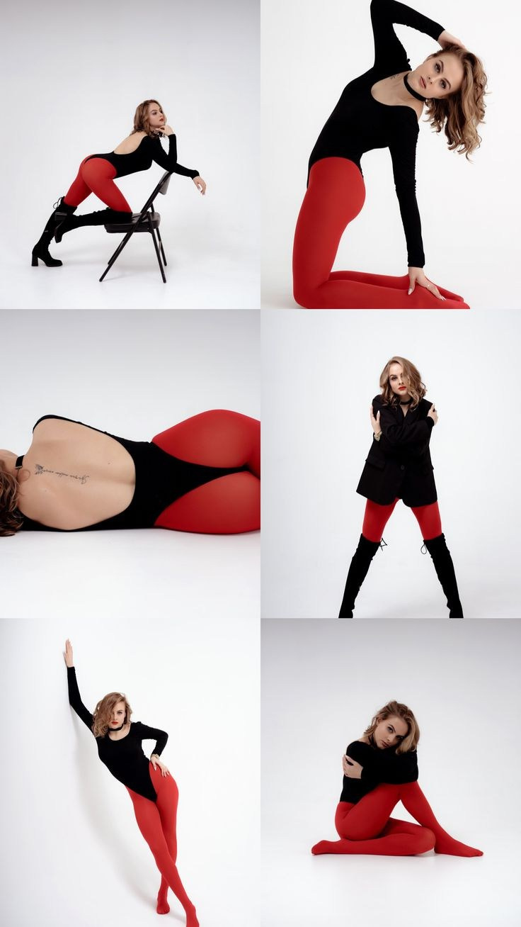 Красные колготки. Александра Мельниченко/ Бегающий фотограф