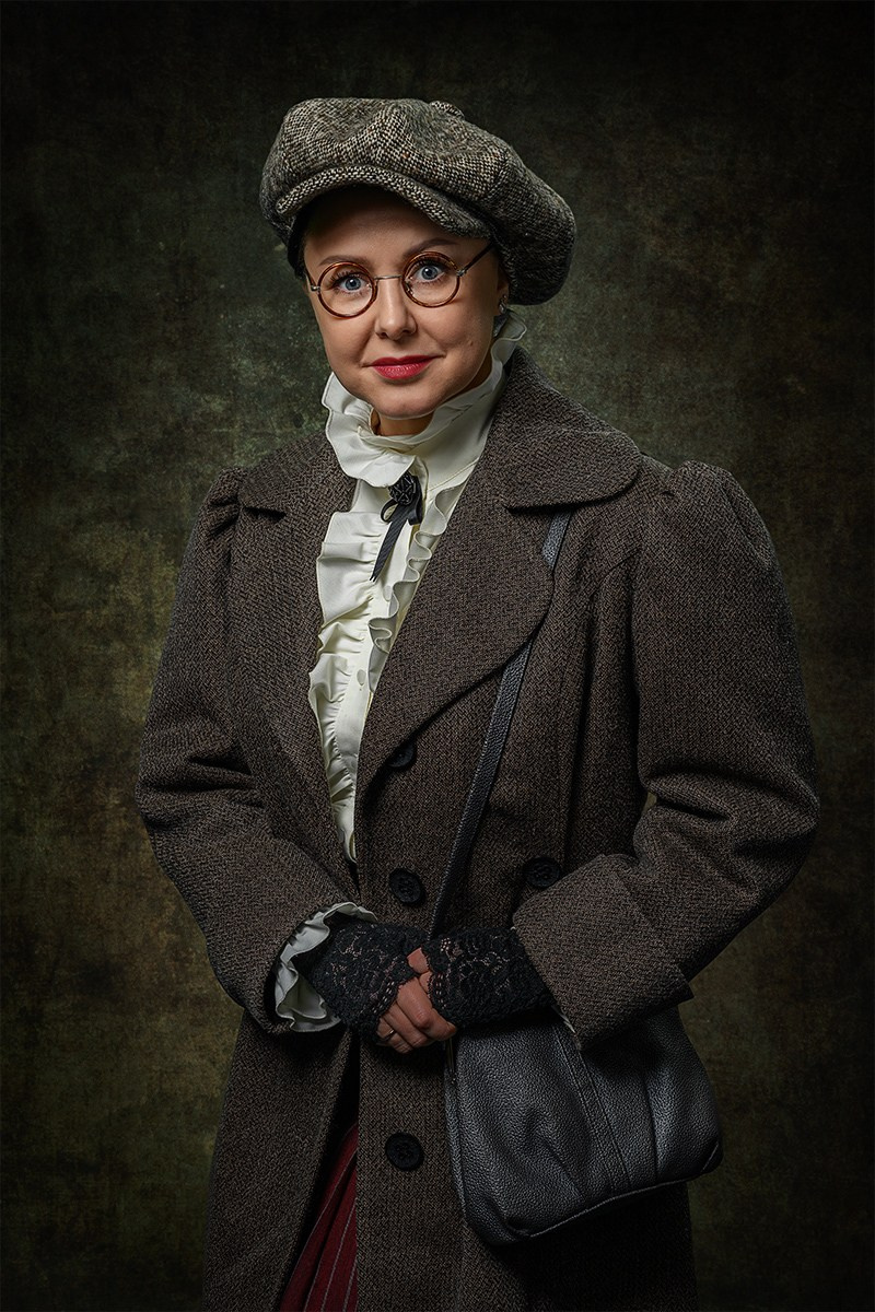 Постановочные съёмки женского и мужского портрета