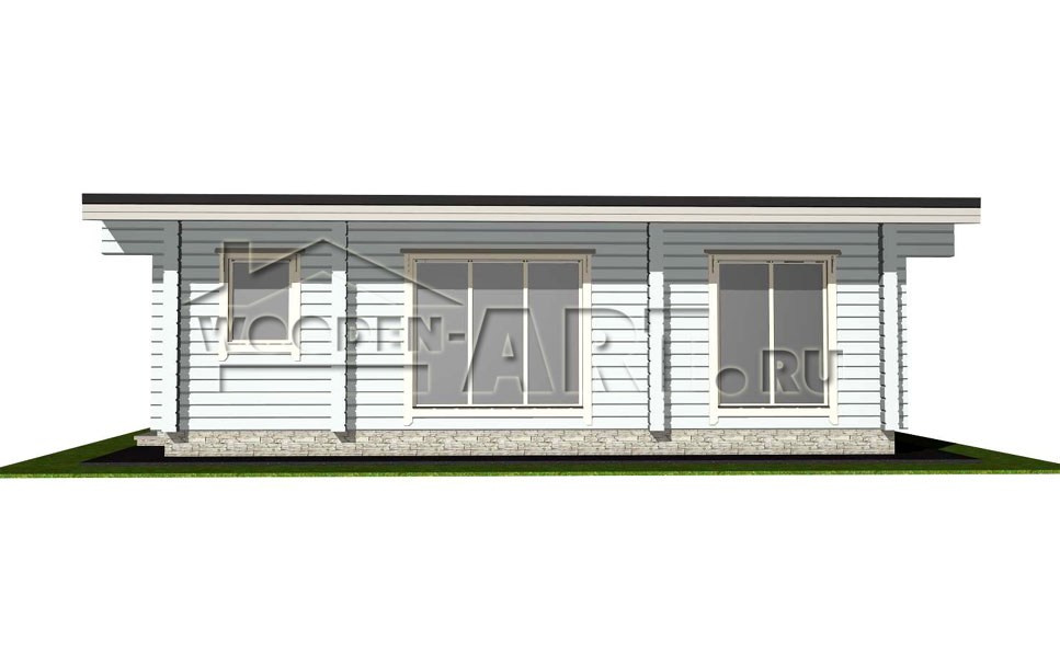 «Островки» 120 кв. м. Проекты деревянных домов