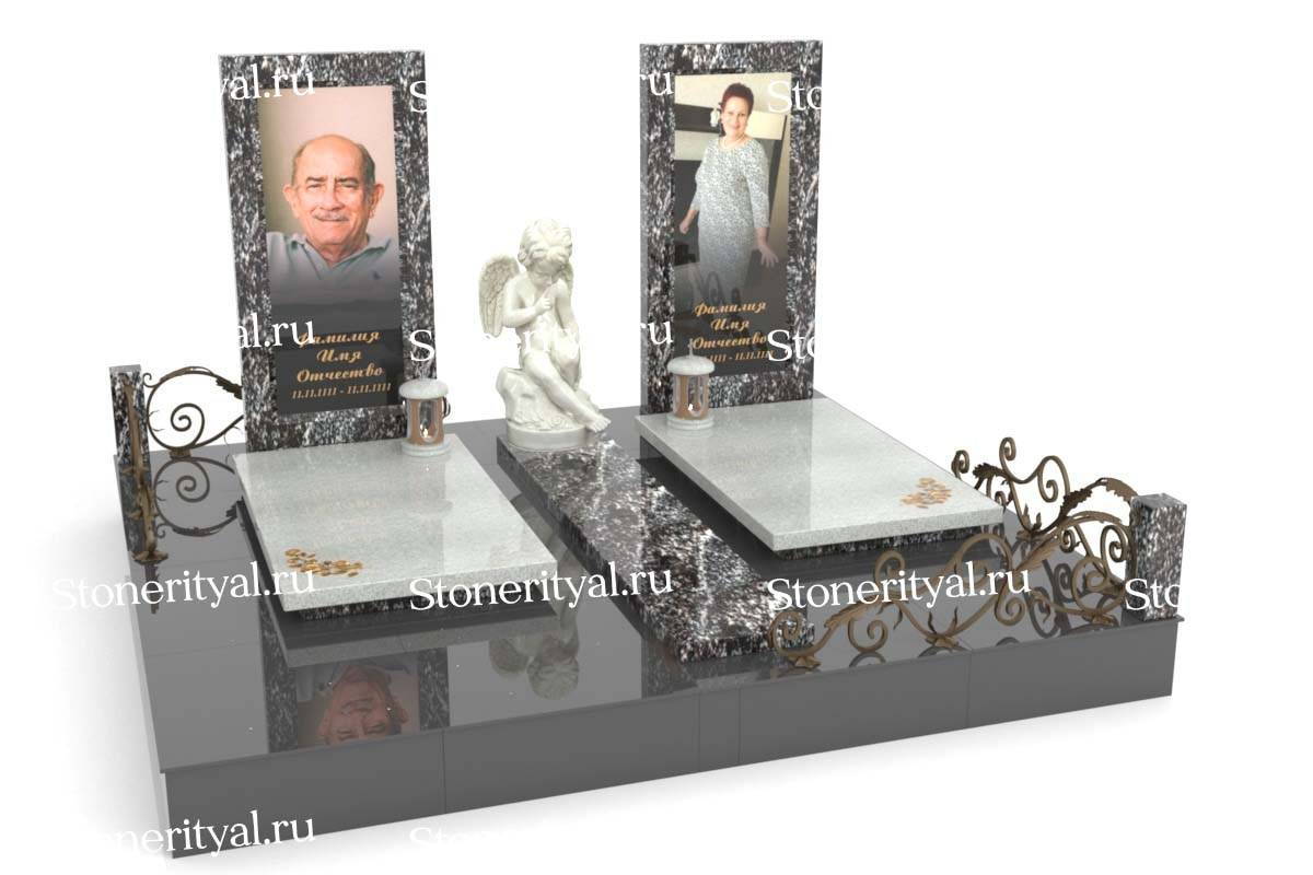 Семейные памятники. Изготовление и установка памятников в Москве и МО